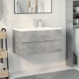 Set muebles de baño 2 piezas madera contrachapada gris hormigón by , Bathroom furniture - Ref: Foro24-3324910, Price: 241,71 ...