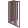 Puerta para perros plegable 2 paneles álamo marrón roble 160 cm by , Dog kennels and fences - Ref: Foro24-352234, Price: 45,8...