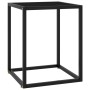 Mesa de centro negra con vidrio negro 40x40x50 cm de vidaXL, Mesas de centro - Ref: Foro24-322908, Precio: 37,52 €, Descuento: %