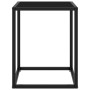 Mesa de centro negra con vidrio negro 40x40x50 cm de vidaXL, Mesas de centro - Ref: Foro24-322908, Precio: 37,52 €, Descuento: %