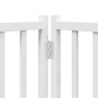 Puerta de perros plegable 4 paneles madera abeto blanco 320 cm von , Hundehütten und Zäune - Ref: Foro24-352281, Preis: 68,96...