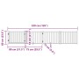 Puerta de perros plegable 4 paneles madera abeto blanco 320 cm by , Dog kennels and fences - Ref: Foro24-352281, Price: 68,96...