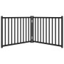 Puerta de perros plegable 2 paneles madera abeto negro 160 cm by , Dog kennels and fences - Ref: Foro24-352288, Price: 36,17 ...