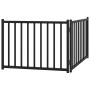 Puerta de perros plegable 2 paneles madera abeto negro 160 cm by , Dog kennels and fences - Ref: Foro24-352288, Price: 36,17 ...