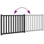 Puerta de perros plegable 2 paneles madera abeto negro 160 cm by , Dog kennels and fences - Ref: Foro24-352288, Price: 36,17 ...