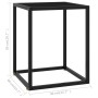 Mesa de centro negra con vidrio negro 40x40x50 cm de vidaXL, Mesas de centro - Ref: Foro24-322908, Precio: 37,52 €, Descuento: %