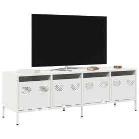 Mueble para TV acero laminado en frío blanco