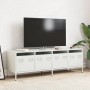 Mueble para TV acero laminado en frío blanco 135x39x43,5 cm | Foro24|Onlineshop| Casa, Jardín y Más Foro24.es