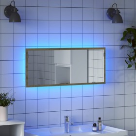 Comprar Espejo de baño LED madera ingeniería