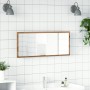 Espejo de baño LED madera ingeniería roble artisan 100x8,5x37cm de , Tocadores de baño - Ref: Foro24-856276, Precio: 73,22 €,...