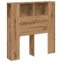 Cabecero armario madera ingeniería roble artisan 100x19x104,5cm by , Lockers and storage cabinets - Ref: Foro24-856877, Price...