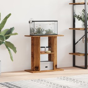 Soporte para acuario madera ingeniería envejecida 60x30x60 cm by , Aquarium supports - Ref: Foro24-857270, Price: 43,14 €, Di...