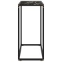 Black tempered glass console table 60x35x75 cm by vidaXL, Side tables - Ref: Foro24-322806, Price: 52,72 €, Discount: %