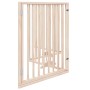 Puerta para perros plegable 4 paneles madera de álamo 320 cm von , Hundehütten und Zäune - Ref: Foro24-352179, Preis: 77,48 €...