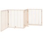 Puerta para perros plegable 4 paneles madera de álamo 320 cm de , Casetas y cercados para perros - Ref: Foro24-352179, Precio...