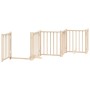 Puerta para perros plegable 9 paneles madera de álamo 450 cm von , Hundehütten und Zäune - Ref: Foro24-3155697, Preis: 86,73 ...