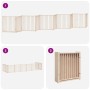 Puerta para perros plegable 10 paneles madera de álamo 800 cm | Foro24|Onlineshop| Casa, Jardín y Más Foro24.es