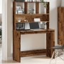 Escritorio estantes madera ingeniería envejecida 102x45x148 cm by , Desks - Ref: Foro24-855834, Price: 87,85 €, Discount: %