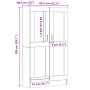 Estantería de madera ingeniería roble artisan 82,5x30,5x150 cm von , Bücherregale und Regale - Ref: Foro24-856151, Preis: 77,...