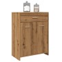 Armario de baño madera de ingeniería roble artisan 60x33x80 cm by , Bathroom furniture - Ref: Foro24-856288, Price: 80,05 €, ...