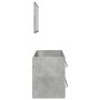 Set muebles de baño 2 piezas madera contrachapada gris hormigón von , Badezimmermöbel - Ref: Foro24-856386, Preis: 114,47 €, ...