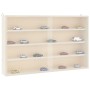 Vitrina de pared con puertas 60x8,5x37 cm by , Shelves and shelves - Ref: Foro24-4017386, Price: 41,85 €, Discount: %