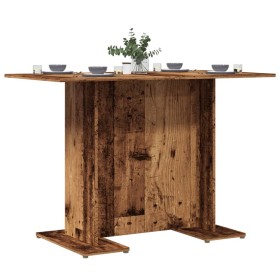 Mesa comedor madera ingeniería madera envejecida 110x60x75 cm de , Mesas de cocina y de comedor - Ref: Foro24-855808, Precio:...