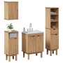 Juego de muebles de baño OTTA 4 pzas madera maciza pino von , Badezimmermöbel - Ref: Foro24-3307683, Preis: 303,03 €, Rabatt: %