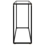 Transparent tempered glass console table 100x35x75 cm by vidaXL, Side tables - Ref: Foro24-322811, Price: 49,83 €, Discount: %