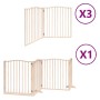 Puerta para perros plegable 10 paneles madera de álamo 800 cm by , Dog kennels and fences - Ref: Foro24-3155615, Price: 176,9...