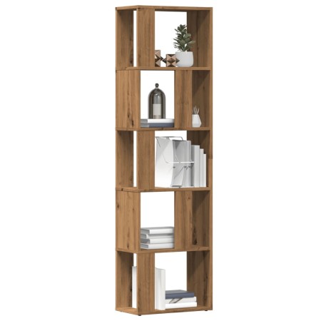 Estantería de madera de ingeniería roble artisan 45x24x159 cm by , Shelves - Ref: Foro24-855785, Price: 63,89 €, Discount: %