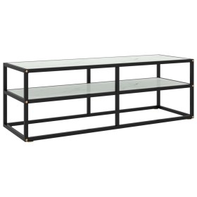 Schwarzer TV-Schrank mit weißem Marmorglas 120x40x40 cm von vidaXL, TV-Möbel - Ref: Foro24-322861, Preis: 101,35 €, Rabatt: %