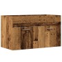 Mueble de lavabo madera ingeniería envejecida 90x38,5x46 cm de , Muebles de baño - Ref: Foro24-856215, Precio: 62,25 €, Descu...