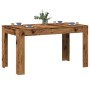 Mesa de comedor madera ingeniería envejecida 140x74,5x76 cm by , Kitchen and dining tables - Ref: Foro24-856572, Price: 93,73...