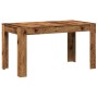 Mesa de comedor madera ingeniería envejecida 140x74,5x76 cm de , Mesas de cocina y de comedor - Ref: Foro24-856572, Precio: 9...