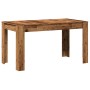 Mesa de comedor madera ingeniería envejecida 140x74,5x76 cm de , Mesas de cocina y de comedor - Ref: Foro24-856572, Precio: 9...