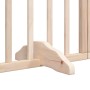 Puerta para perros plegable 9 paneles madera de álamo 450 cm by , Dog kennels and fences - Ref: Foro24-3155532, Price: 112,18...