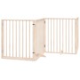 Puerta para perros plegable 8 paneles madera de álamo 640 cm by , Dog kennels and fences - Ref: Foro24-3155558, Price: 138,52...