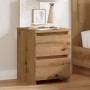 Mesita de noche madera de ingeniería roble artisan 30x30x40 cm by , Nightstands - Ref: Foro24-855848, Price: 42,13 €, Discoun...