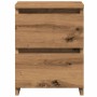 Mesita de noche madera de ingeniería roble artisan 30x30x40 cm de , Mesitas de noche - Ref: Foro24-855848, Precio: 42,13 €, D...