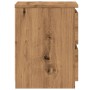 Mesita de noche madera de ingeniería roble artisan 30x30x40 cm by , Nightstands - Ref: Foro24-855848, Price: 42,13 €, Discoun...