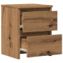 Mesita de noche madera de ingeniería roble artisan 30x30x40 cm by , Nightstands - Ref: Foro24-855848, Price: 42,13 €, Discoun...