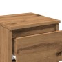 Mesita de noche madera de ingeniería roble artisan 30x30x40 cm by , Nightstands - Ref: Foro24-855848, Price: 42,13 €, Discoun...