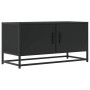 Mueble de TV madera de ingeniería y metal negro 80x34,5x40 cm | Foro24|Onlineshop| Casa, Jardín y Más Foro24.es