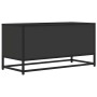 Mueble de TV madera de ingeniería y metal negro 80x34,5x40 cm | Foro24|Onlineshop| Casa, Jardín y Más Foro24.es