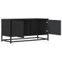 Mueble de TV madera de ingeniería y metal negro 80x34,5x40 cm | Foro24|Onlineshop| Casa, Jardín y Más Foro24.es