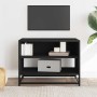 Mueble de TV madera de ingeniería y metal negro 61x40x46 cm | Foro24|Onlineshop| Casa, Jardín y Más Foro24.es