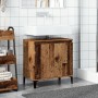 Mueble de lavabo madera de ingeniería envejecida 58x33x60 cm de , Tocadores de baño - Ref: Foro24-857117, Precio: 56,65 €, De...