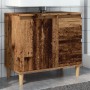 Armario de lavabo baño madera ingeniería envejecida 65x33x60 cm de , Tocadores de baño - Ref: Foro24-857120, Precio: 75,59 €,...