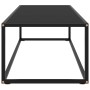 Black coffee table with black glass 120x50x35 cm by vidaXL, Coffee table - Ref: Foro24-322884, Price: 87,99 €, Discount: %